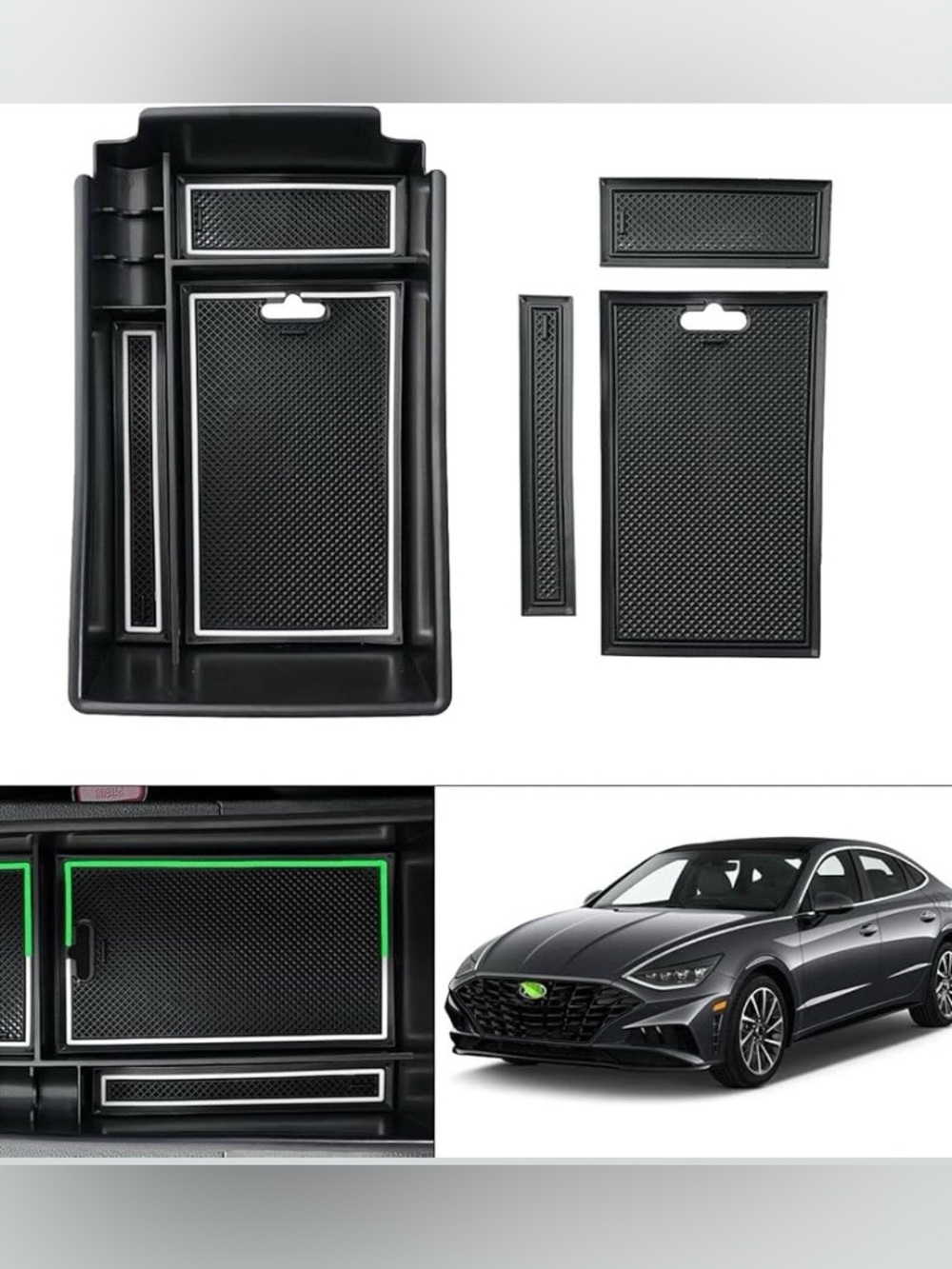 Hyundai Sonata (2020-2023) 
CENTER CONSOLE ORGANIZER  TRAY